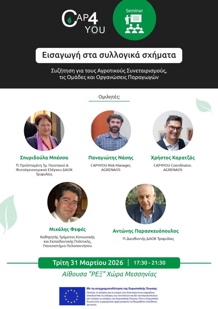 Πρόσκληση σε εκδήλωση – Εισαγωγή στα συλλογικά σχήματα (Χώρα Μεσσηνίας)