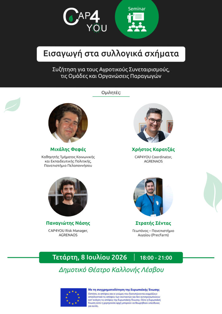 Πρόσκληση σε εκδήλωση – Εισαγωγή στα συλλογικά σχήματα (Λέσβος)